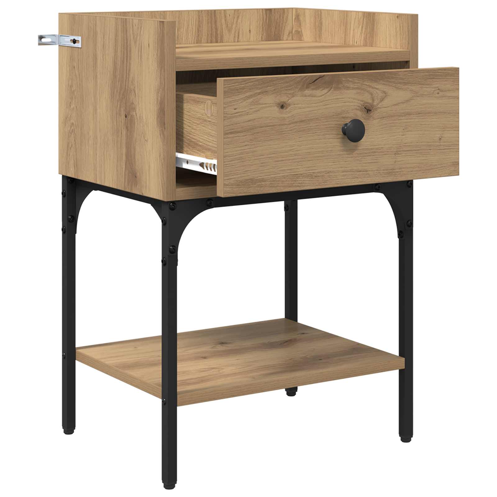 Table de chevet 2 pcs Chêne artisanal 40 x 29 x 60 cm - XIOS
