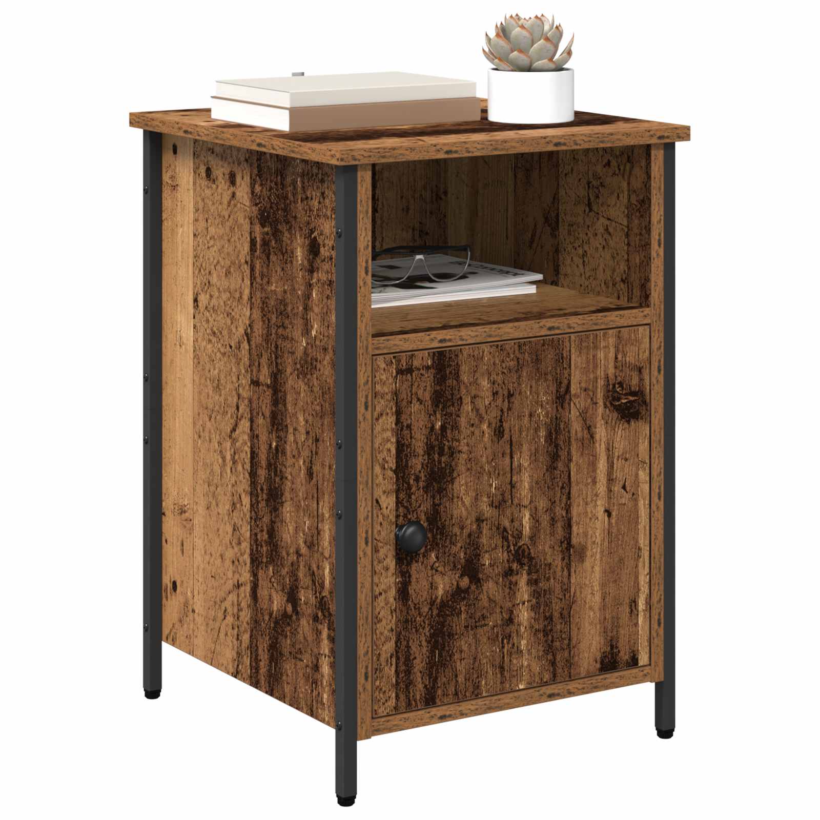 Cabinet de chevet 2 pcs Bois ancien 40 x 42 x 60 cm - XIOS