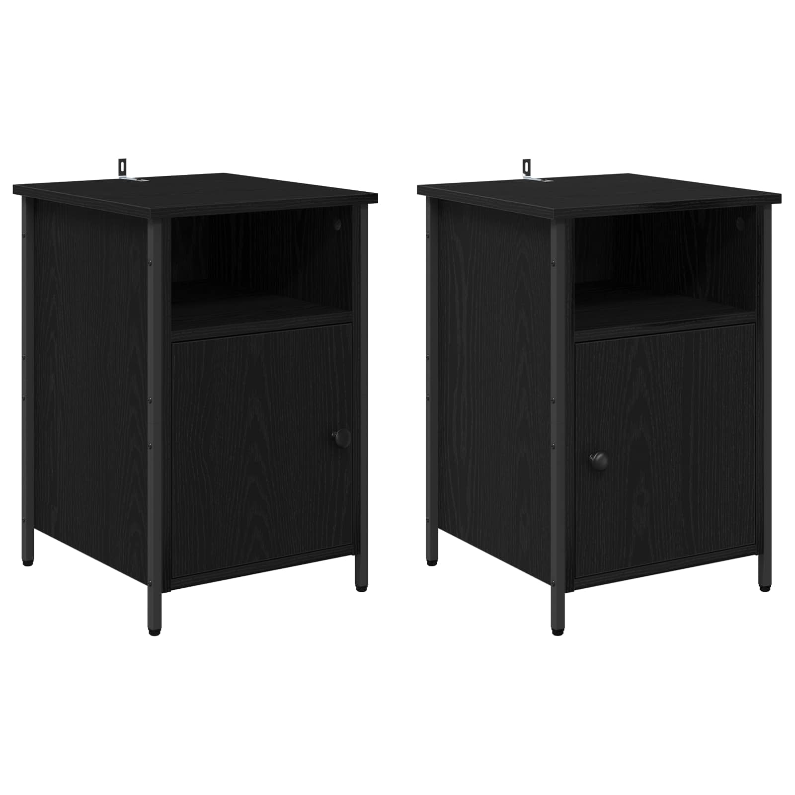 Cabinet de chevet 2 pcs Chêne noir 40 x 42 x 60 cm - XIOS