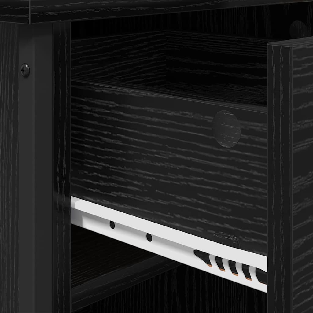 Cabinet de chevet Chêne noir 40 x 42 x 50 cm Bois d'ingénierie - XIOS