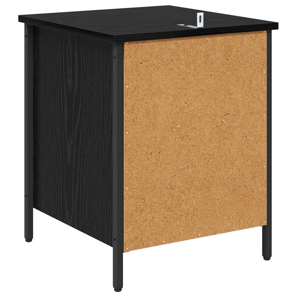 Cabinet de chevet Chêne noir 40 x 42 x 50 cm Bois d'ingénierie - XIOS