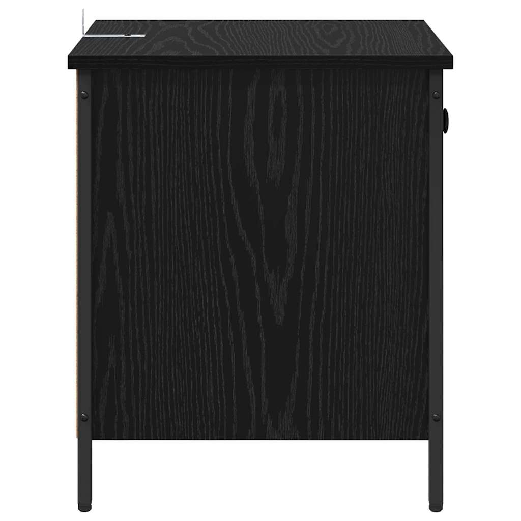 Cabinet de chevet Chêne noir 40 x 42 x 50 cm Bois d'ingénierie - XIOS