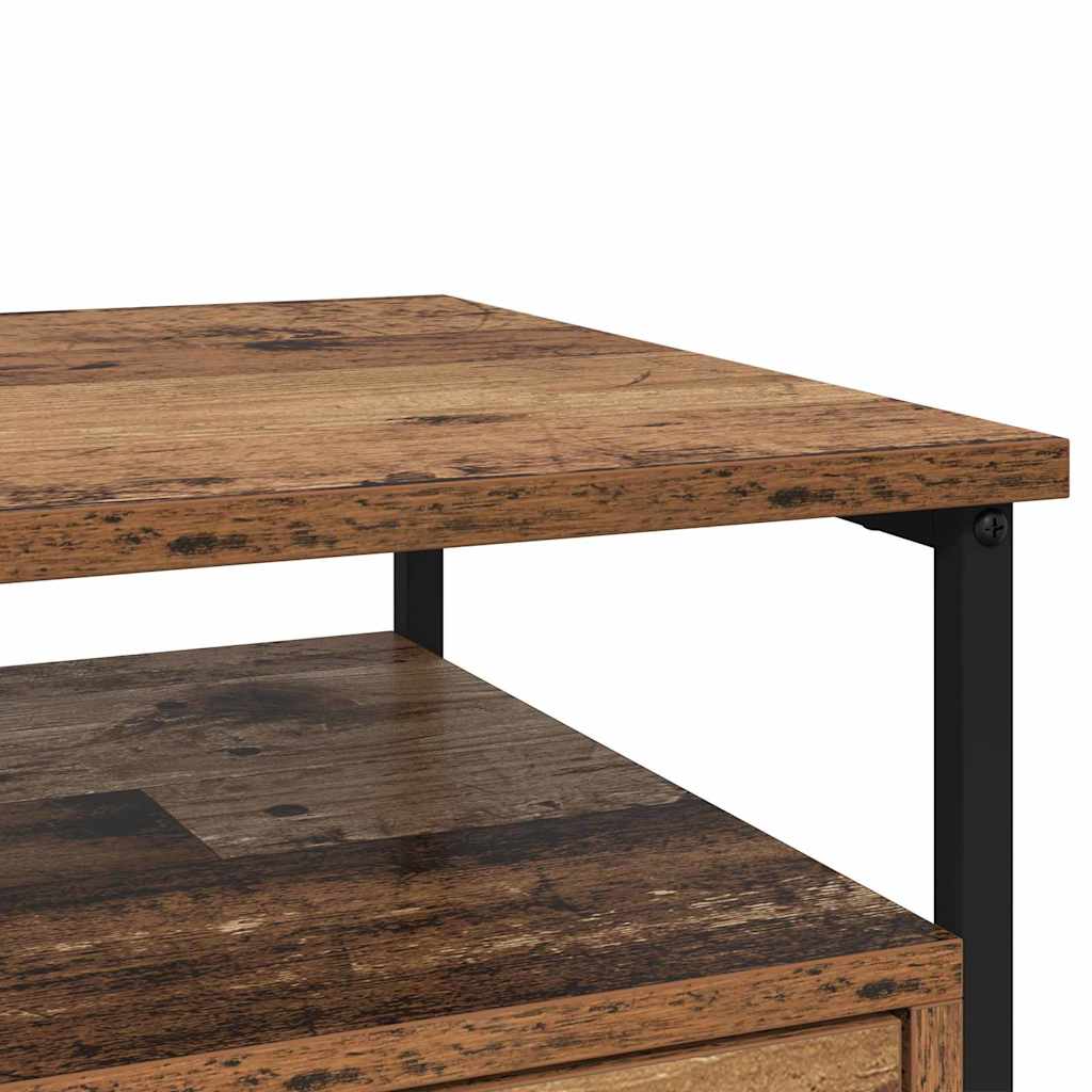 Cabinet de chevet avec tiroir 2 pcs Bois ancien 40 x 42 x 55 cm - XIOS