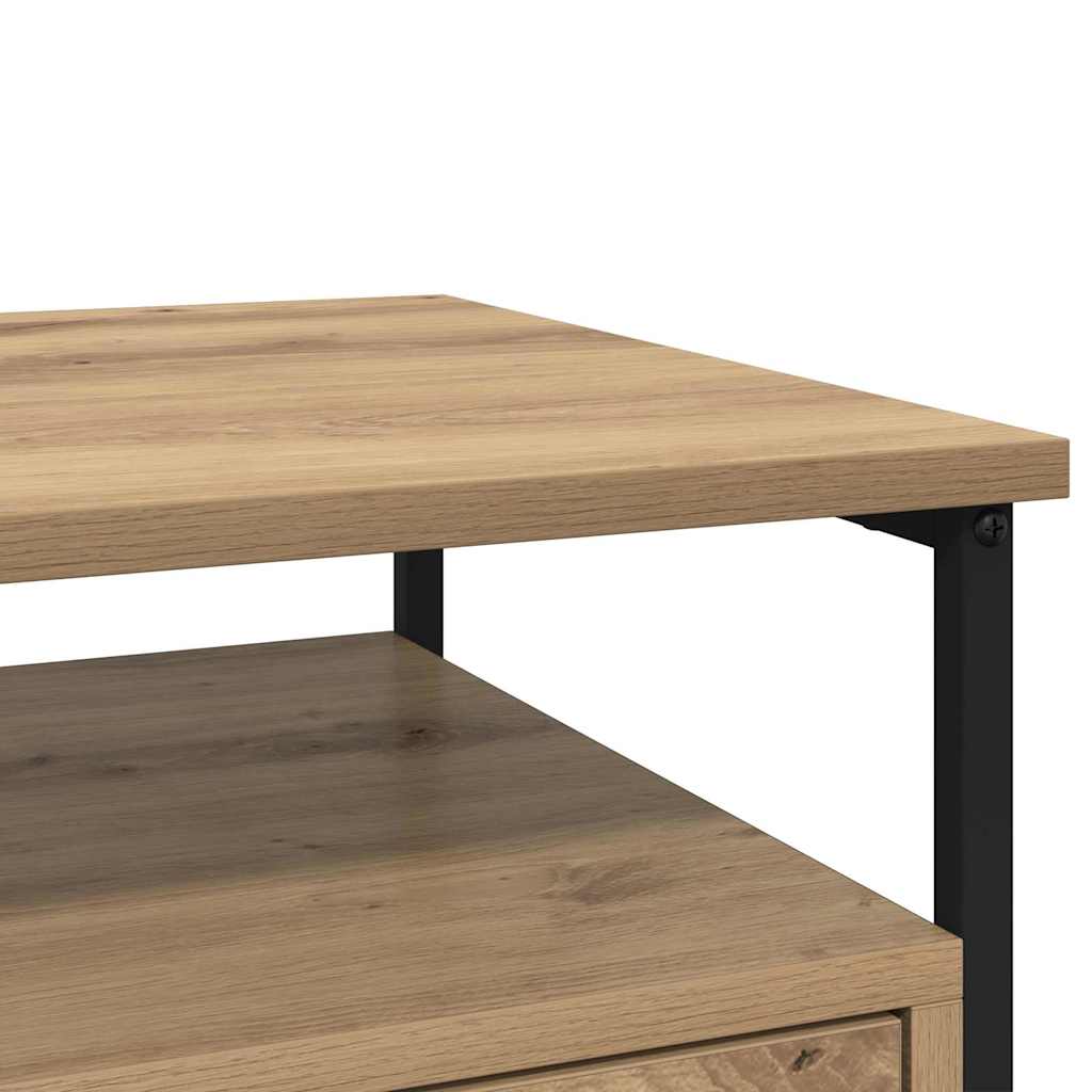 Cabinet de chevet 2 pcs chêne artisanal 40 x 42 x 55 cm - XIOS