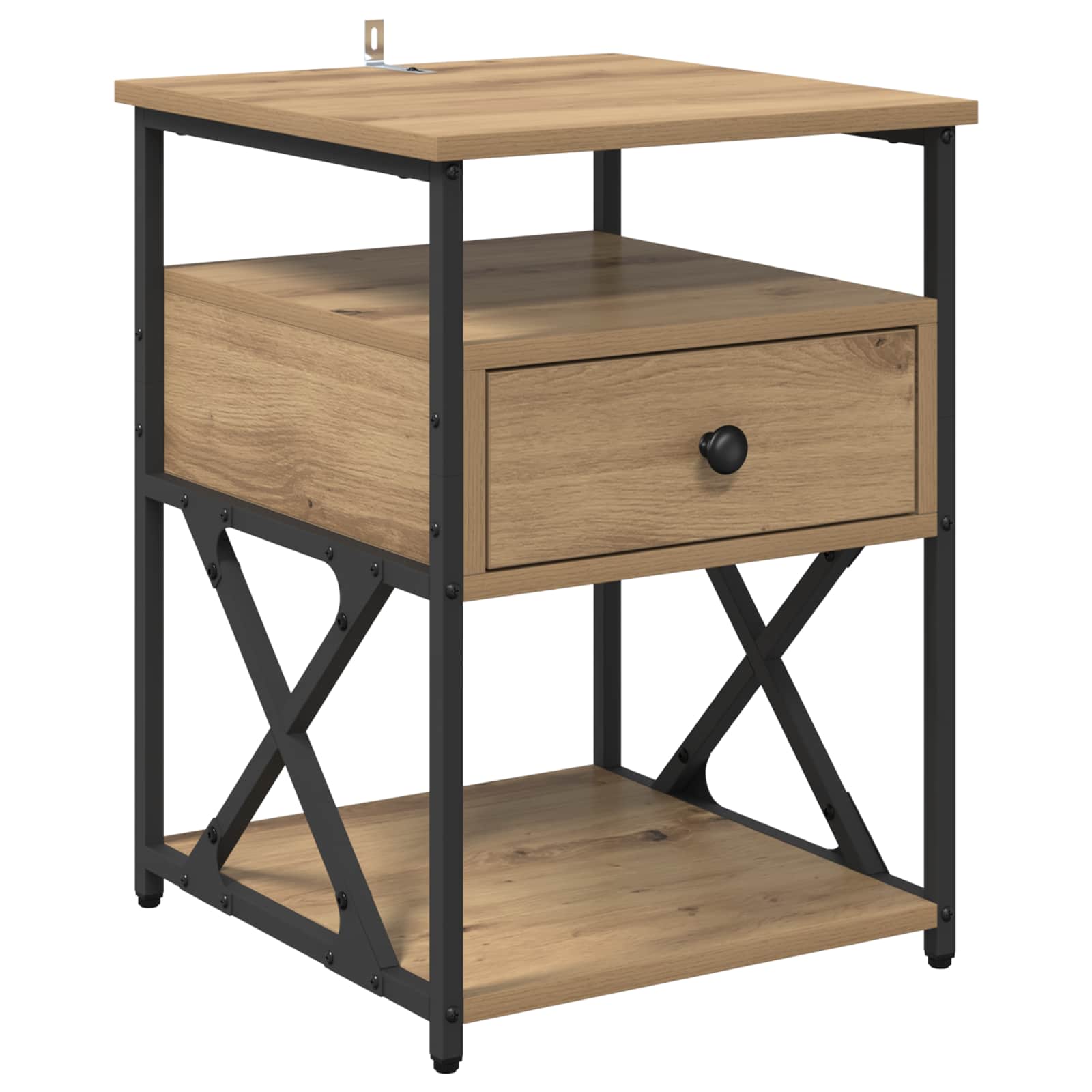 Cabinet de chevet 2 pcs Chêne artisanal 40 x 42 x 55 cm - XIOS