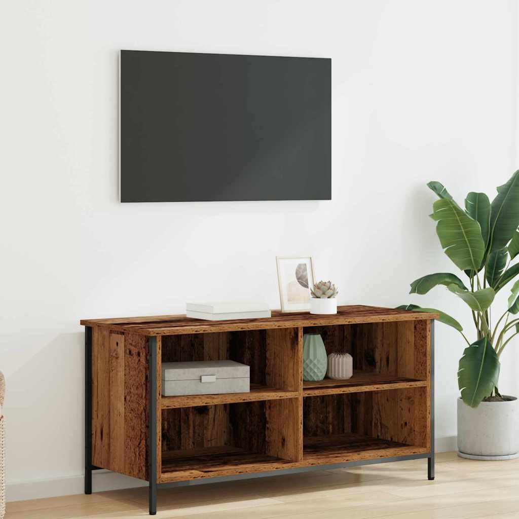 Meuble TV 100 x 40 x 50 cm Bois Ancien Bois d'ingénierie - XIOS