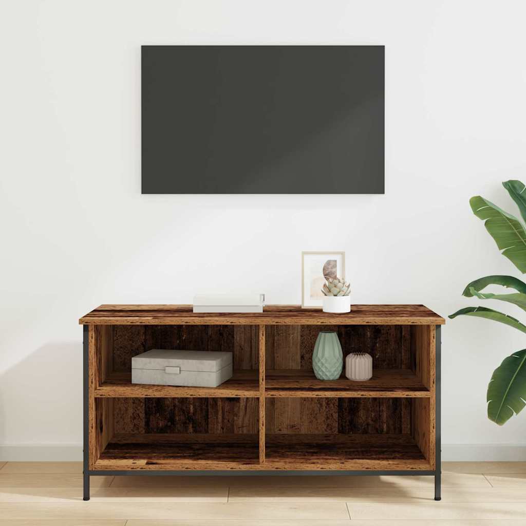 Meuble TV 100 x 40 x 50 cm Bois Ancien Bois d'ingénierie - XIOS