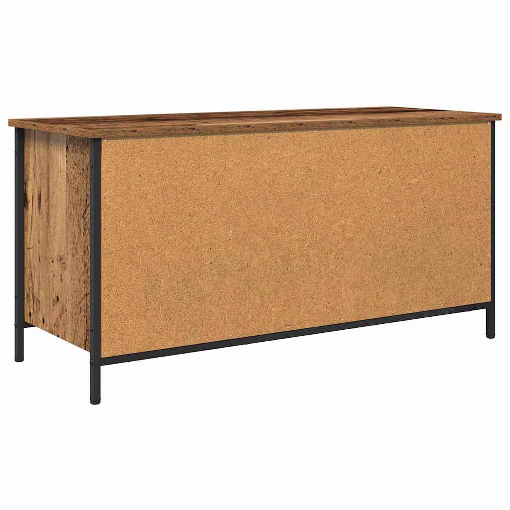 Meuble TV 100 x 40 x 50 cm Bois Ancien Bois d'ingénierie - XIOS