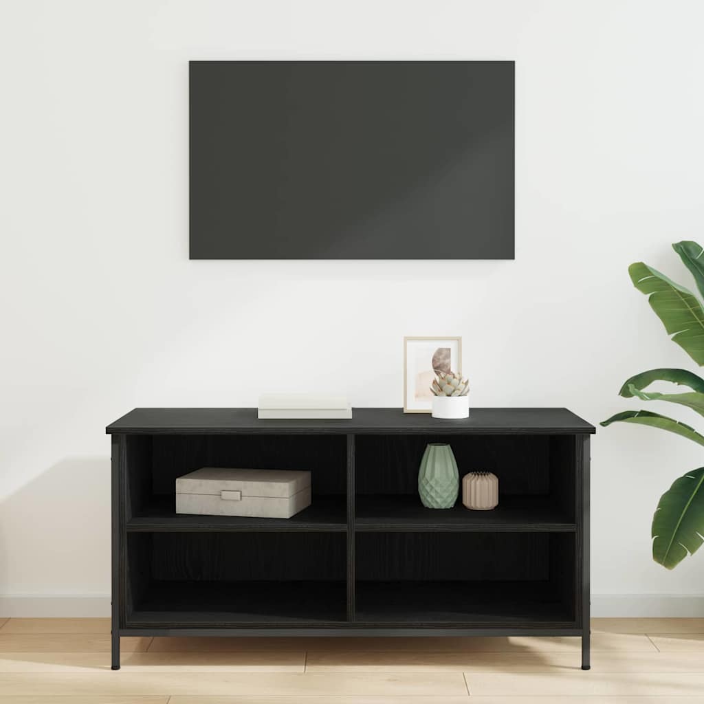 Meuble TV Chêne noir 100 x 40 x 50 cm Bois d'ingénierie - XIOS