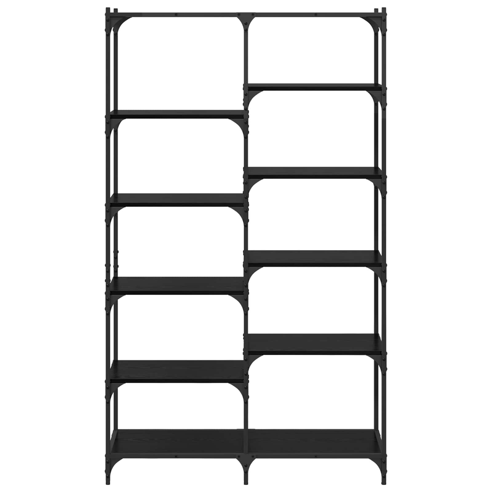 Étagère Chêne noir 100 x 32 x 170 cm Bois d'ingénierie - XIOS