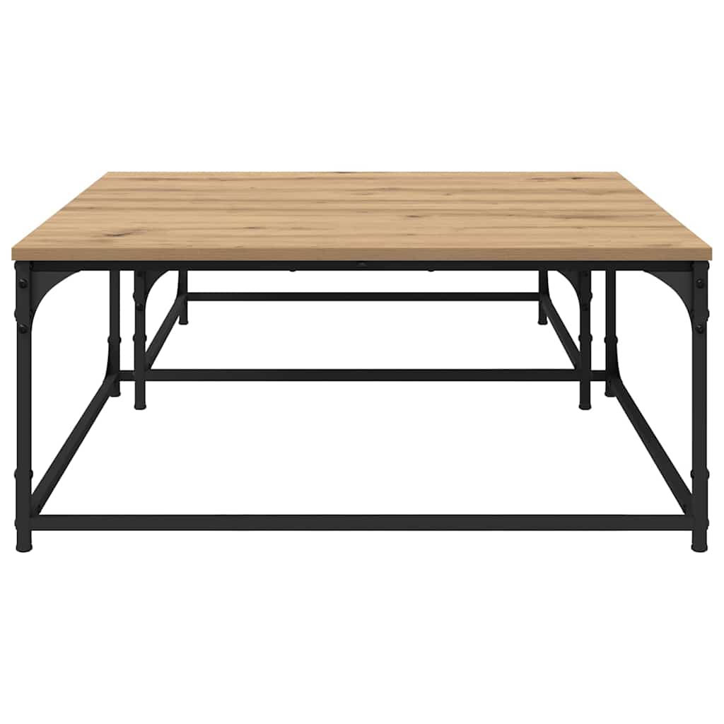 Table basse 2 pc Chêne artisanal 80 x 80 x 35 cm - XIOS