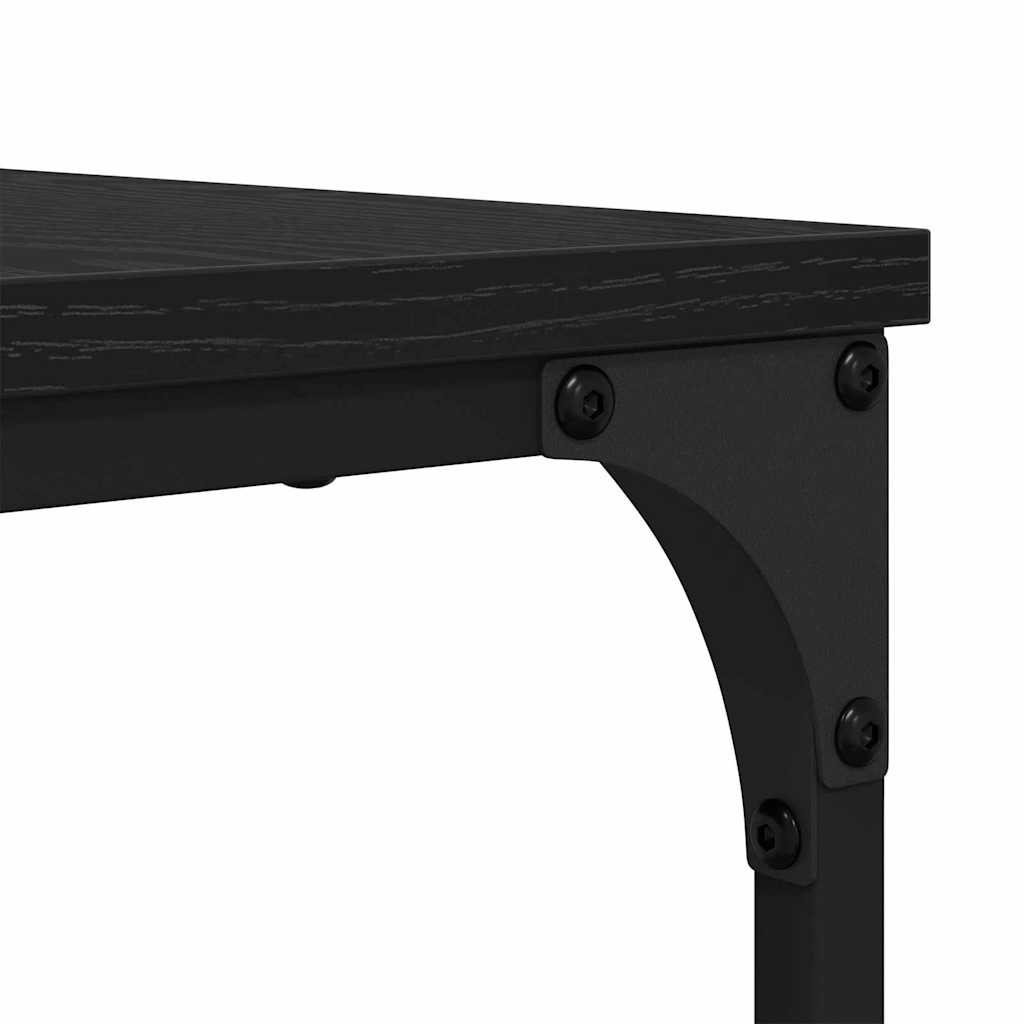 Table basse 2 pcs Chêne noir Bois d'ingénierie - XIOS