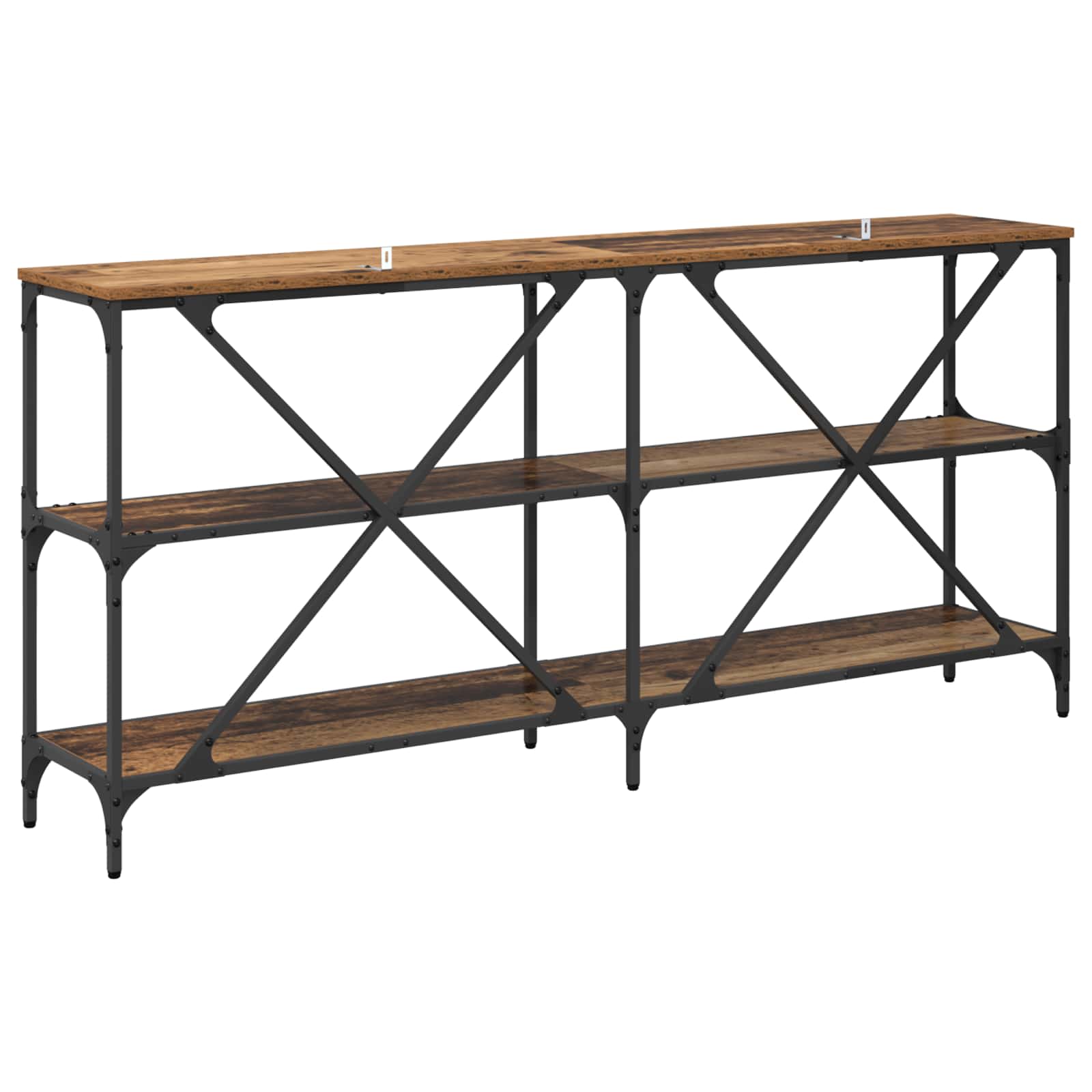 Table console Bois Ancien 160 x 30 x 75 cm Bois d'ingénierie - XIOS