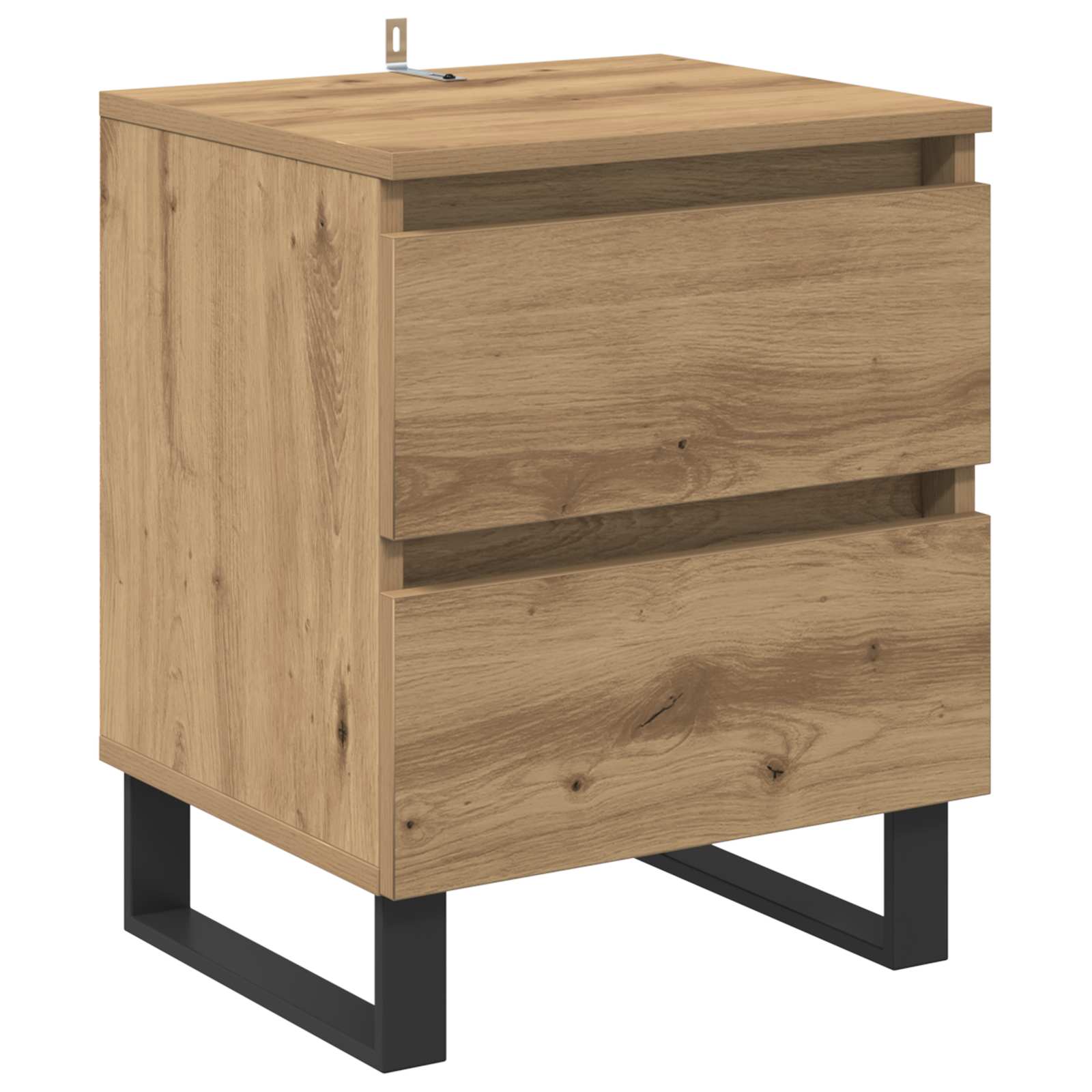 Cabinet de chevet 2 pcs Chêne artisanal 40 x 35 x 50 cm - XIOS