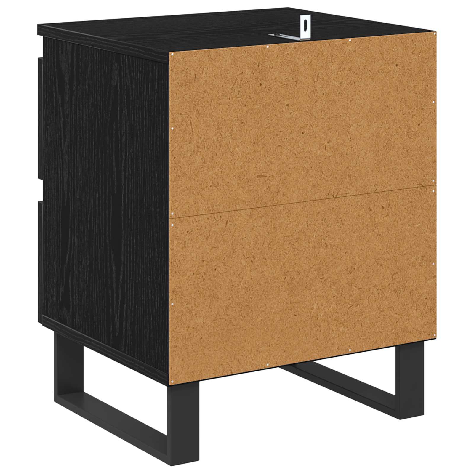 Cabinet de chevet avec tiroir 2 pcs Chêne noir 40 x 35 x 50 cm - XIOS