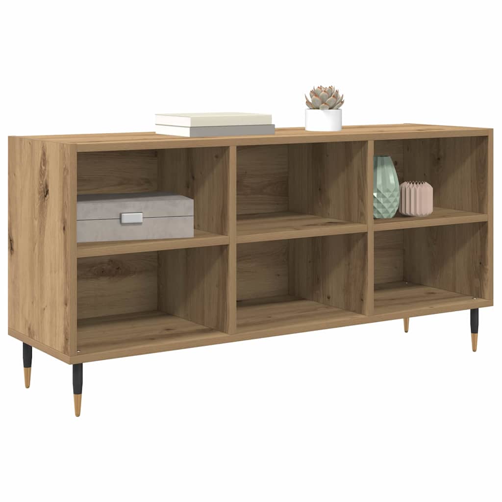 Meuble TV Chêne artisanal 103,5 x 30 x 50 cm Bois d'ingénierie - XIOS