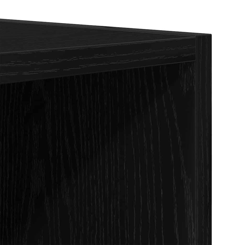 Meuble TV 103,5 x 30 x 50 cm Chêne noir Bois d'ingénierie - XIOS