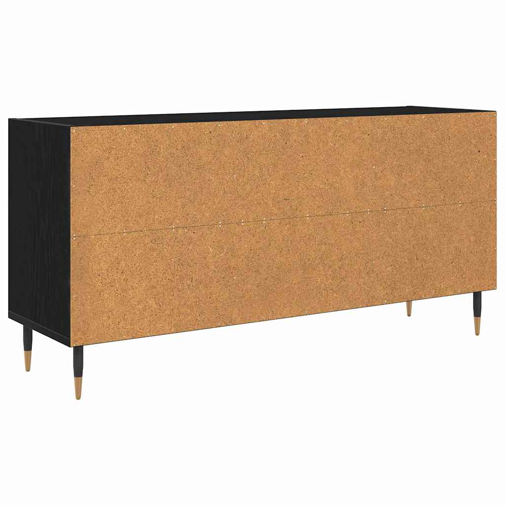 Meuble TV Chêne noir 103,5 x 30 x 50 cm Bois d'ingénierie - XIOS
