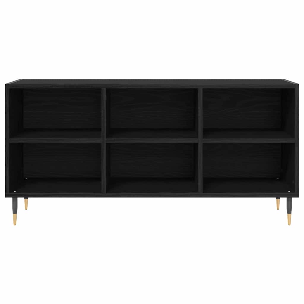 Meuble TV Chêne noir 103,5 x 30 x 50 cm Bois d'ingénierie - XIOS