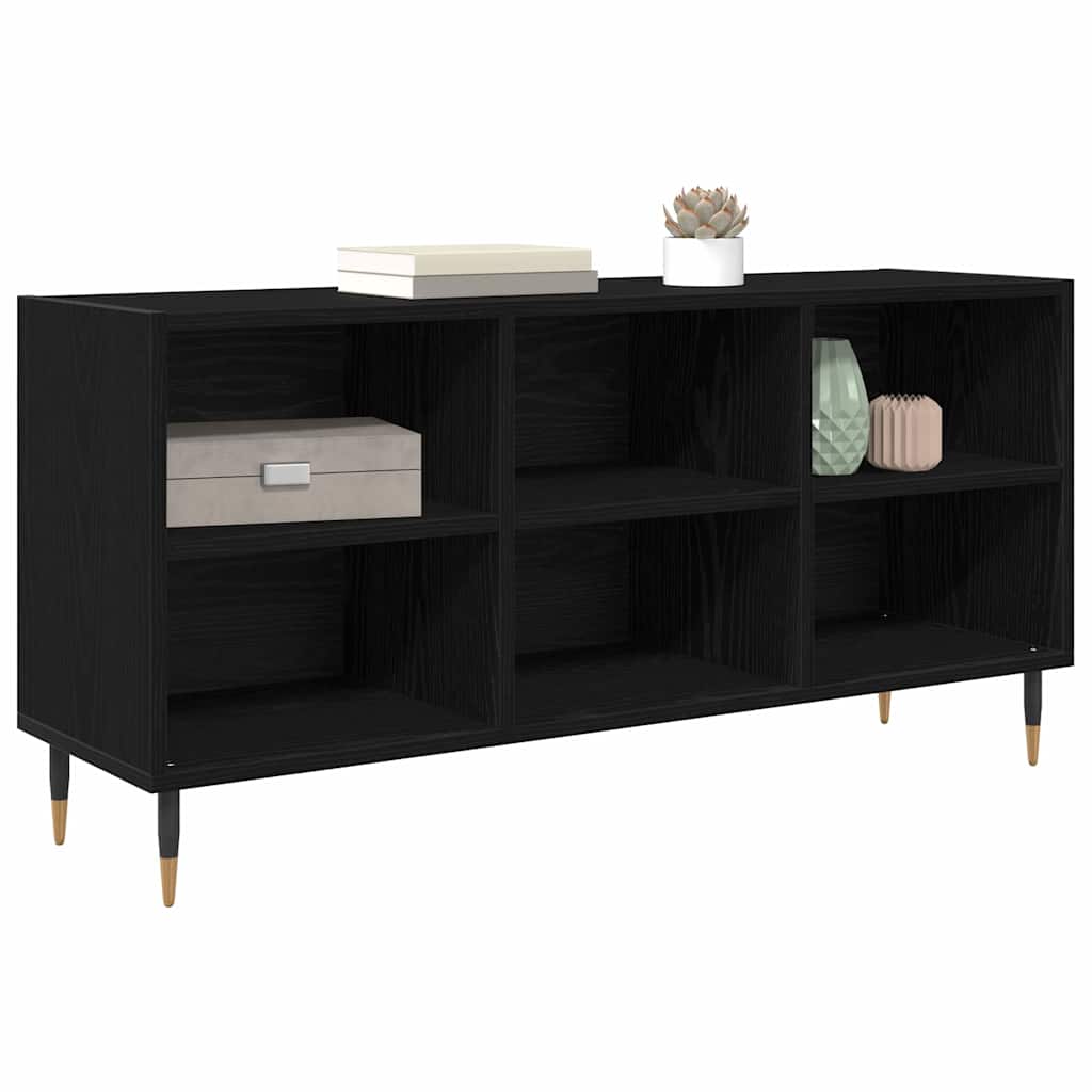 Meuble TV Chêne noir 103,5 x 30 x 50 cm Bois d'ingénierie - XIOS