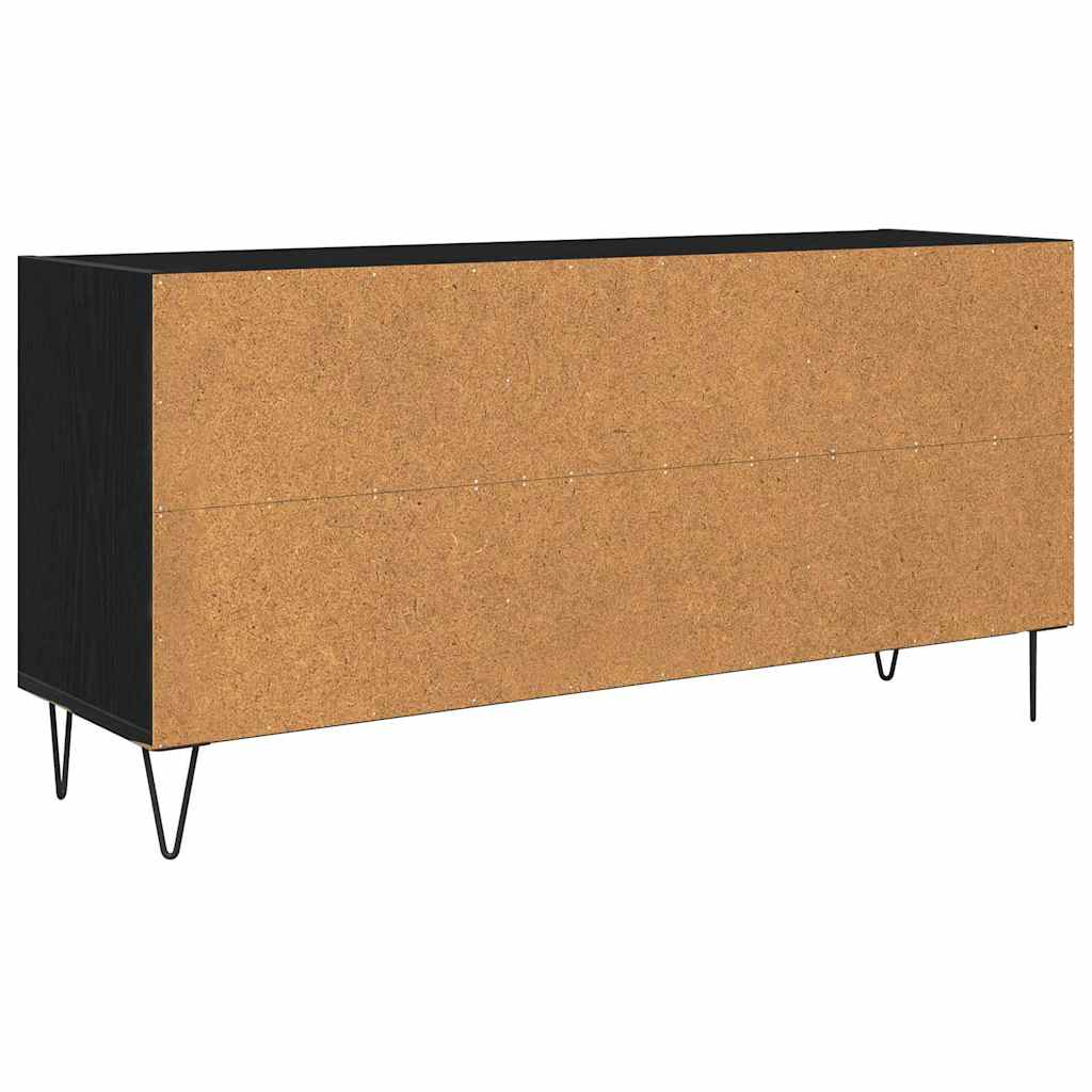 Meuble TV Chêne noir 103,5 x 30 x 50 cm Bois d'ingénierie - XIOS