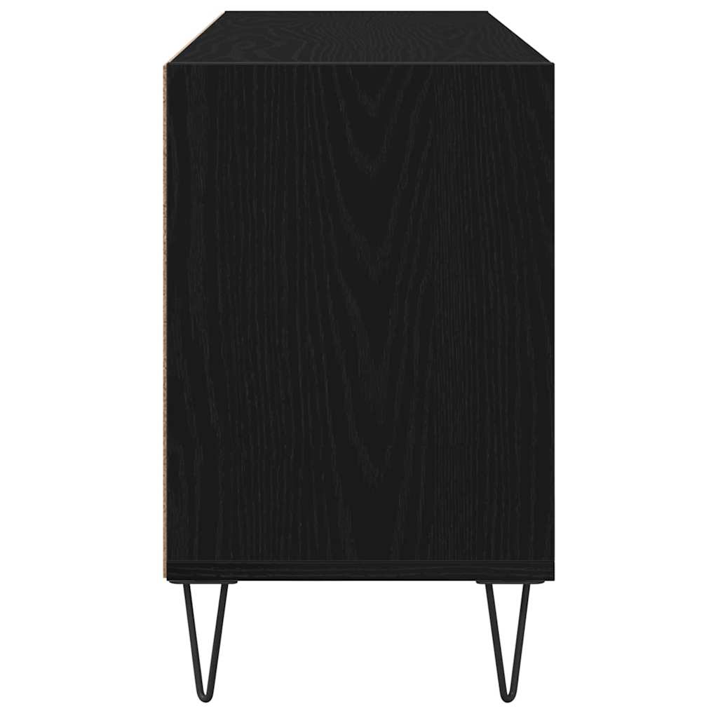 Meuble TV Chêne noir 103,5 x 30 x 50 cm Bois d'ingénierie - XIOS