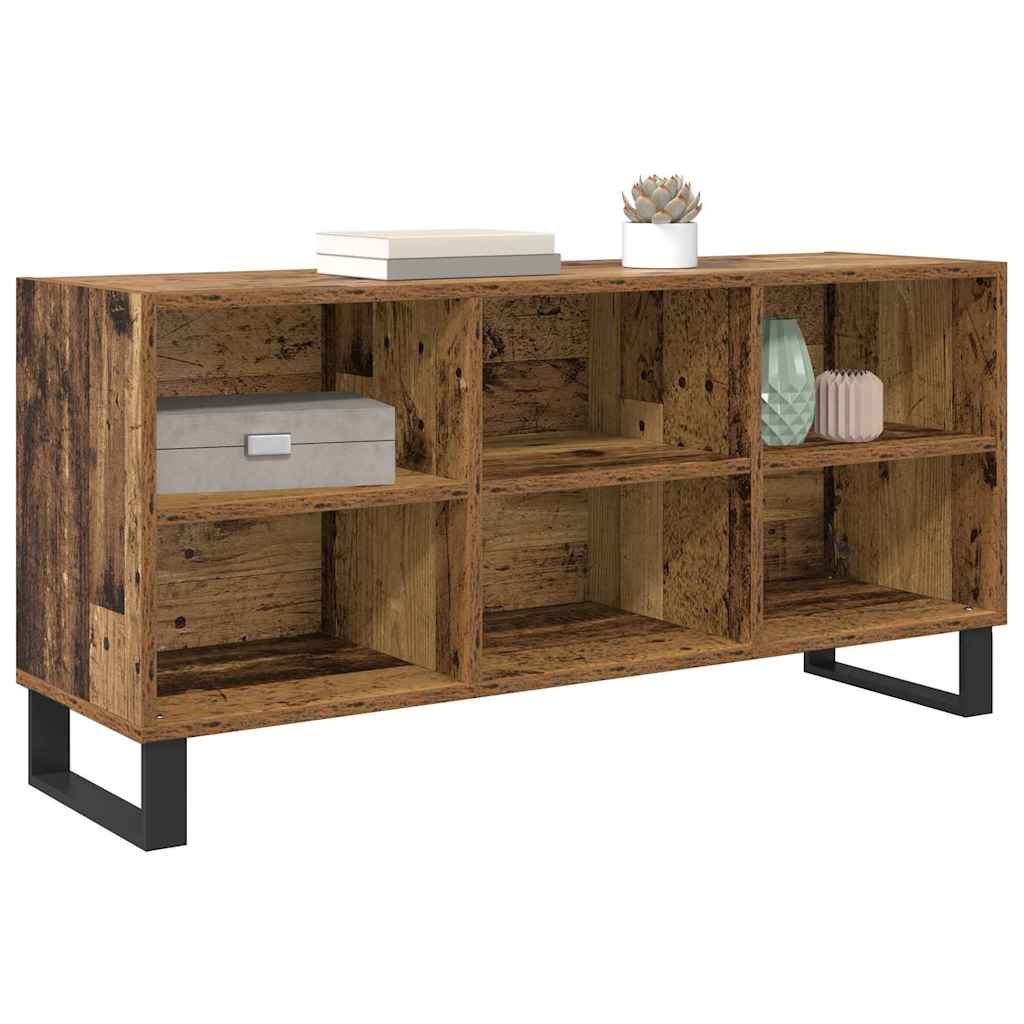 Meuble TV 103,5 x 30 x 50 cm Bois Ancien Bois d'ingénierie - XIOS