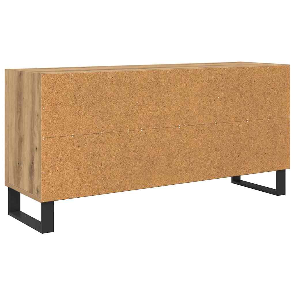 Meuble TV 103,5 x 30 x 50 cm Chêne artisanal Bois d'ingénierie - XIOS