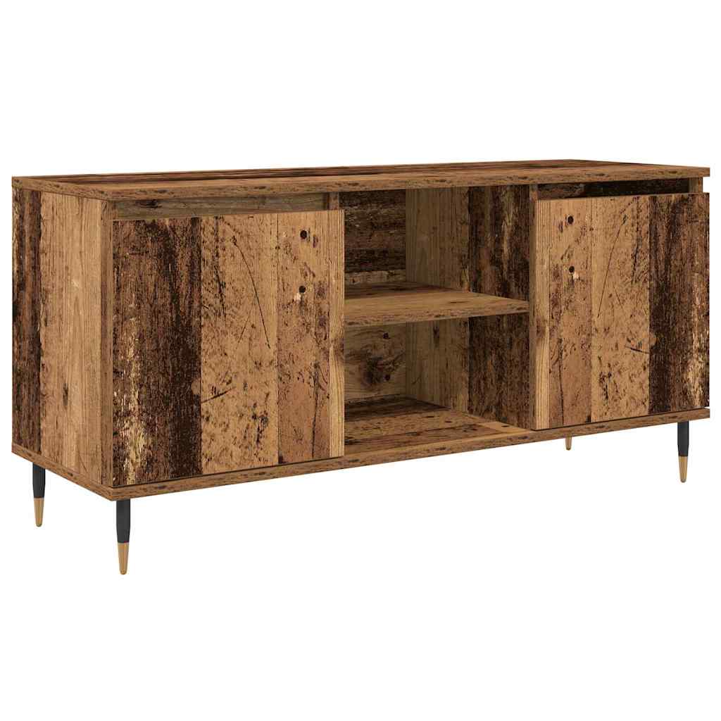 Meuble TV Bois Ancien 104 x 35 x 50 cm Bois d'ingénierie - XIOS
