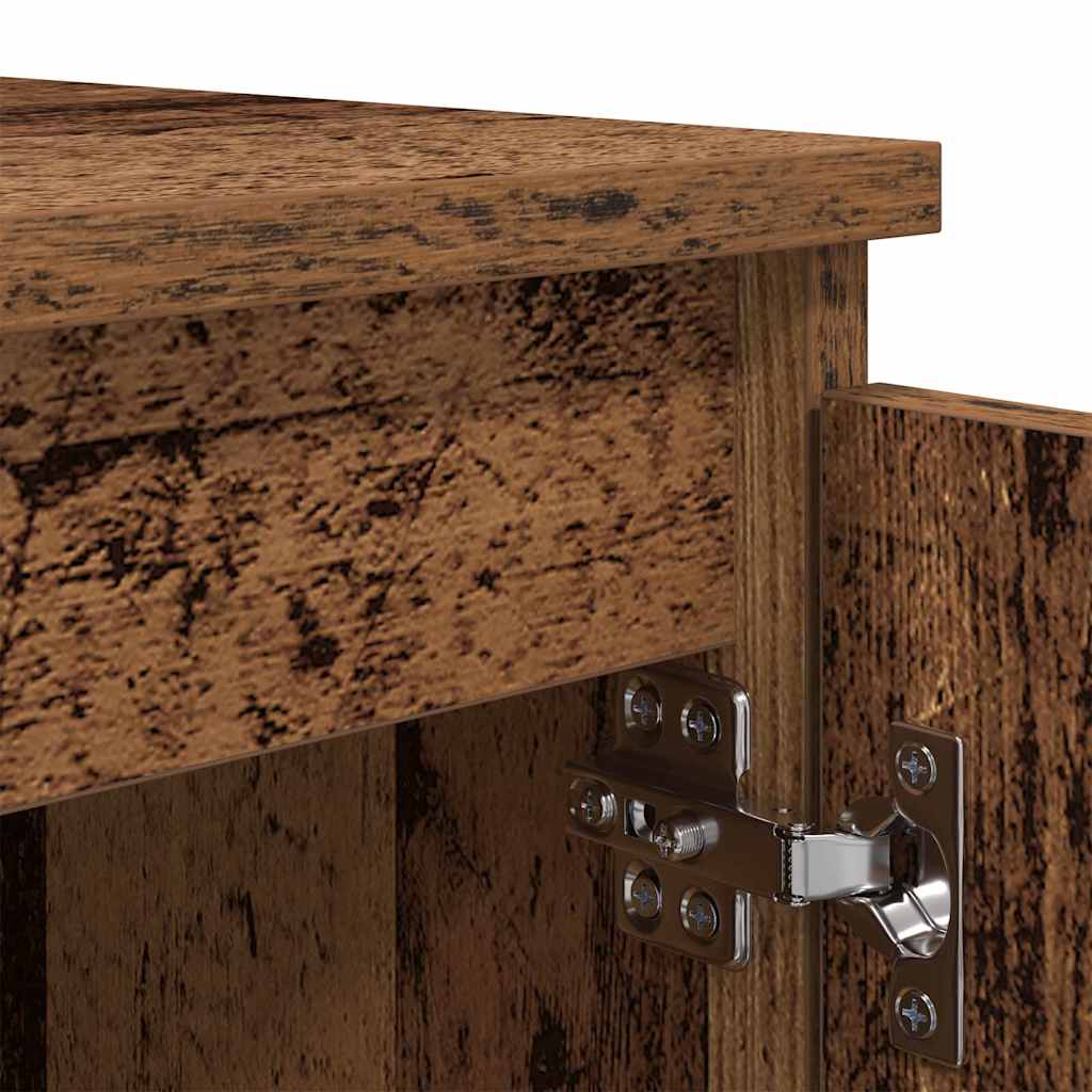 Meuble TV 104 x 35 x 50 cm Bois Ancien Bois d'ingénierie - XIOS
