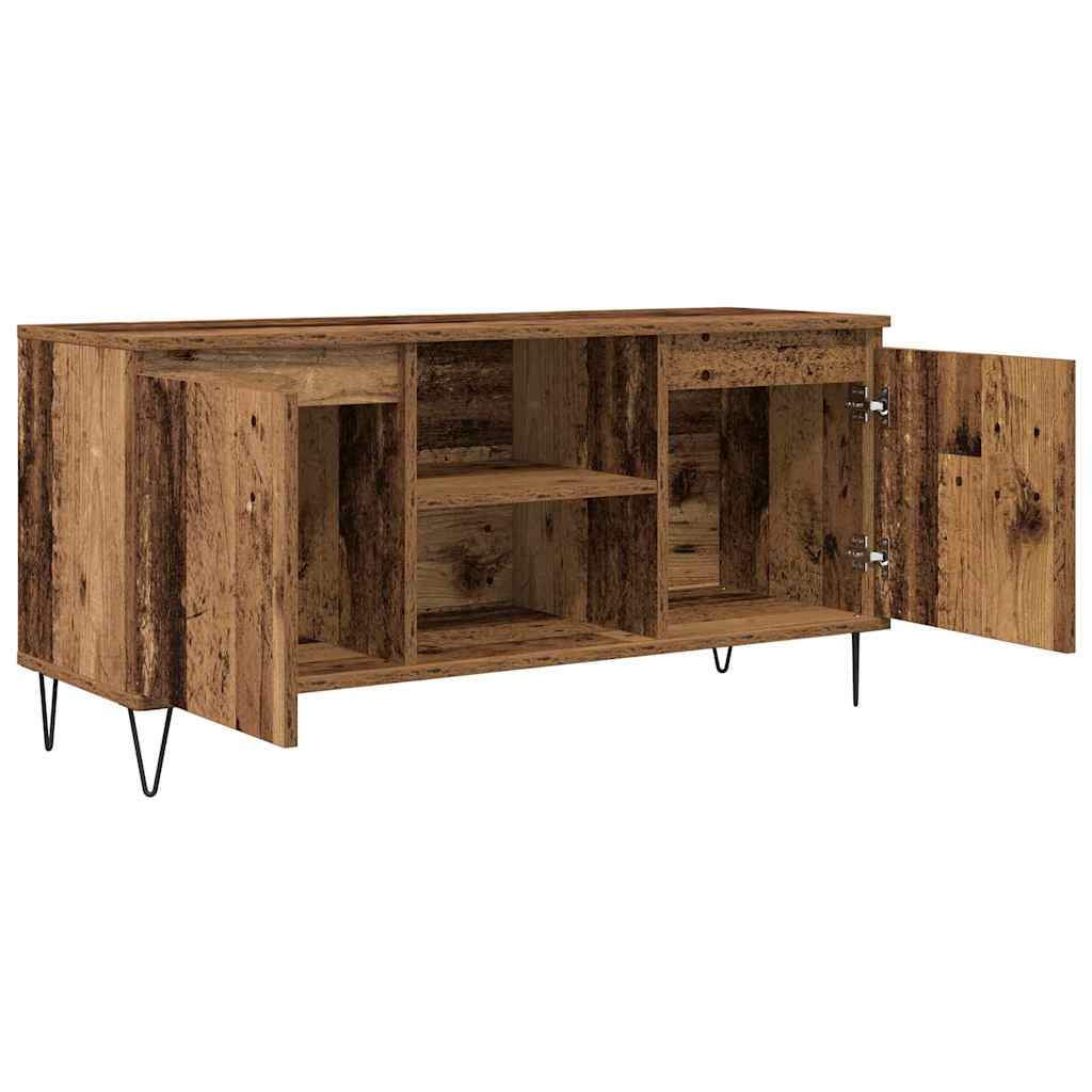 Meuble TV 104 x 35 x 50 cm Bois Ancien Bois d'ingénierie - XIOS