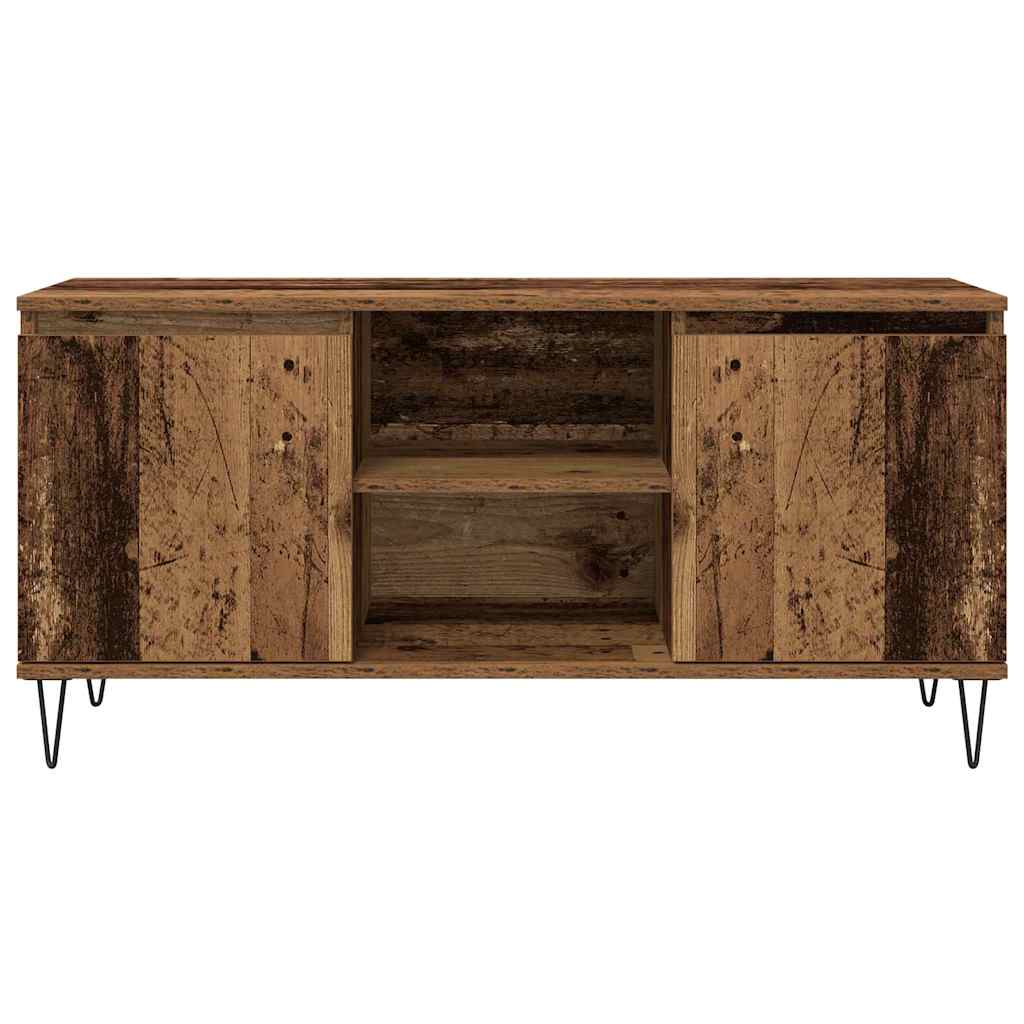 Meuble TV 104 x 35 x 50 cm Bois Ancien Bois d'ingénierie - XIOS