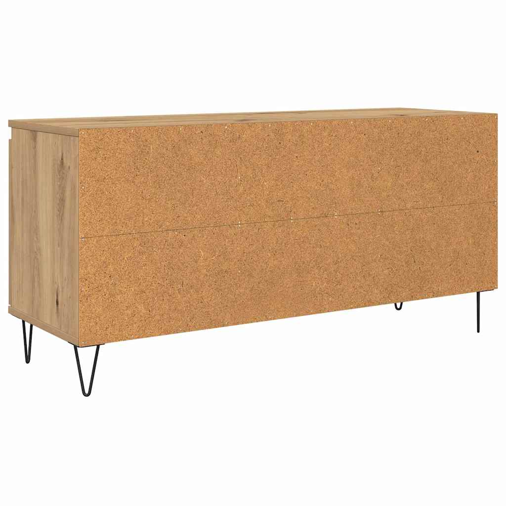 Meuble TV 104 x 35 x 50 cm Chêne artisanal Bois d'ingénierie - XIOS