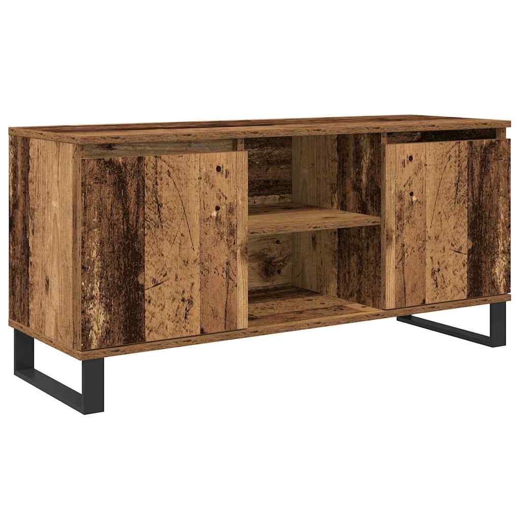 Meuble TV Bois Ancien 104 x 35 x 50 cm Bois d'ingénierie - XIOS
