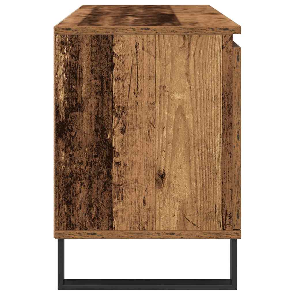 Meuble TV Bois Ancien 104 x 35 x 50 cm Bois d'ingénierie - XIOS