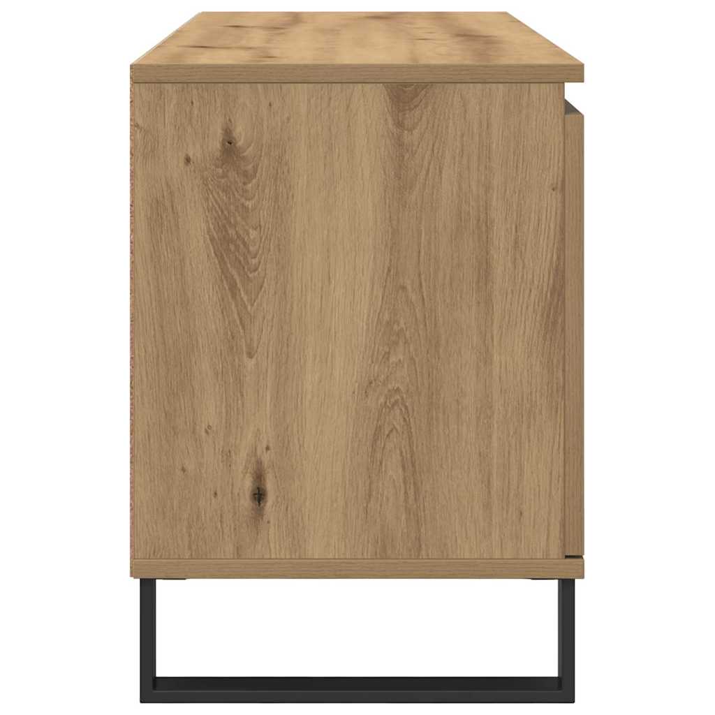 Meuble TV Chêne artisanal 104 x 35 x 50 cm Bois d'ingénierie - XIOS