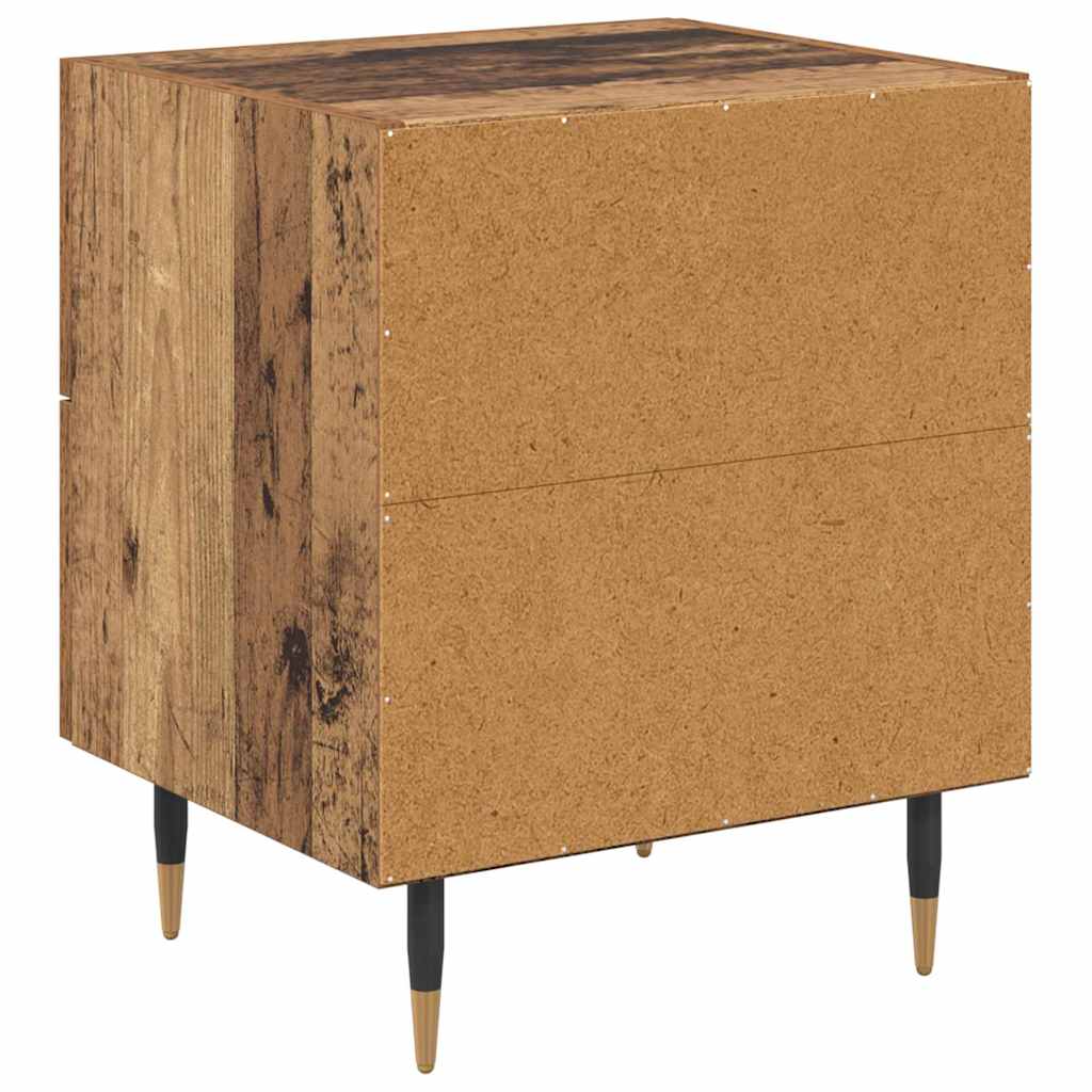 Cabinet de chevet 2 pcs Bois ancien 40 x 35 x 47,5 cm - XIOS