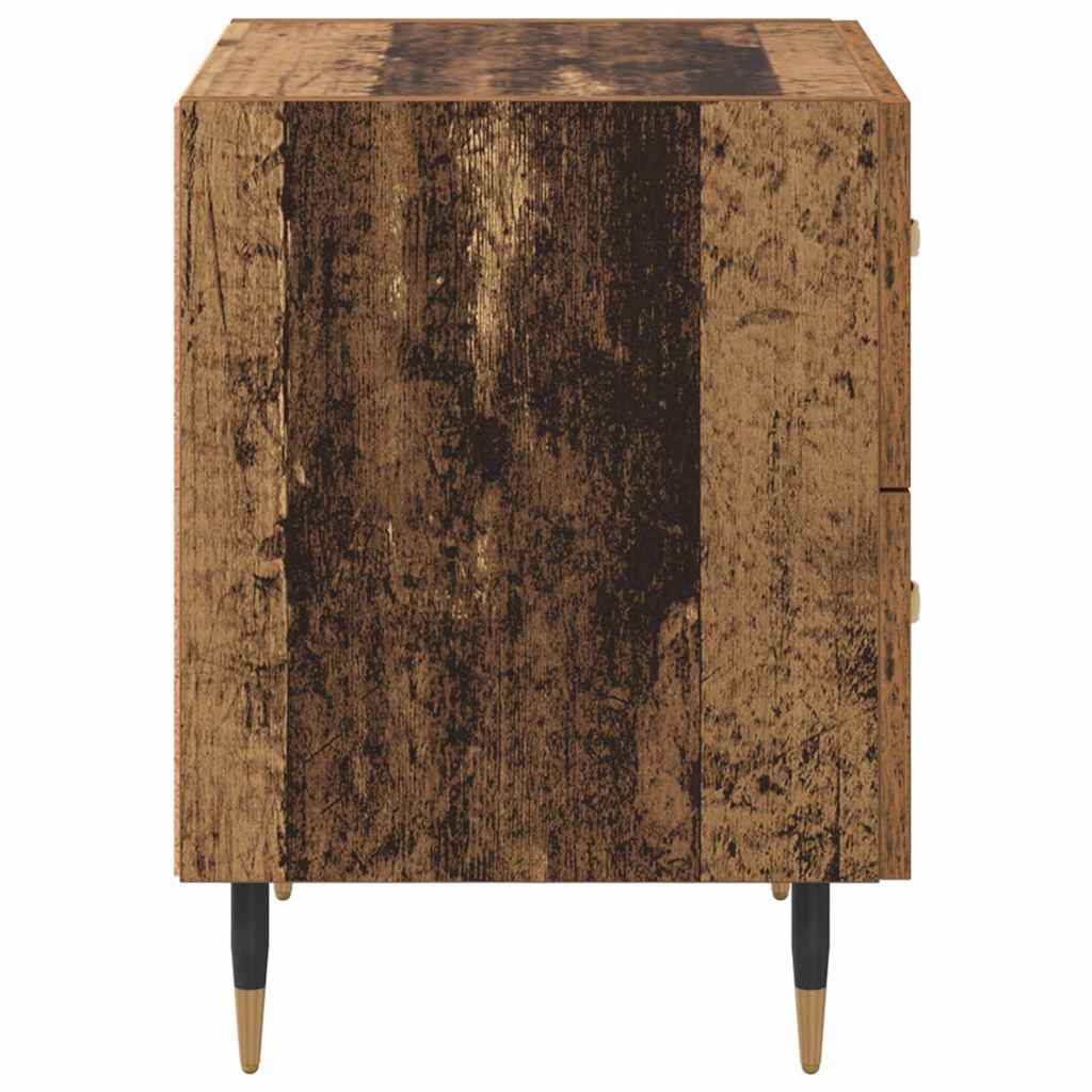 Cabinet de chevet 2 pcs Bois ancien 40 x 35 x 47,5 cm - XIOS