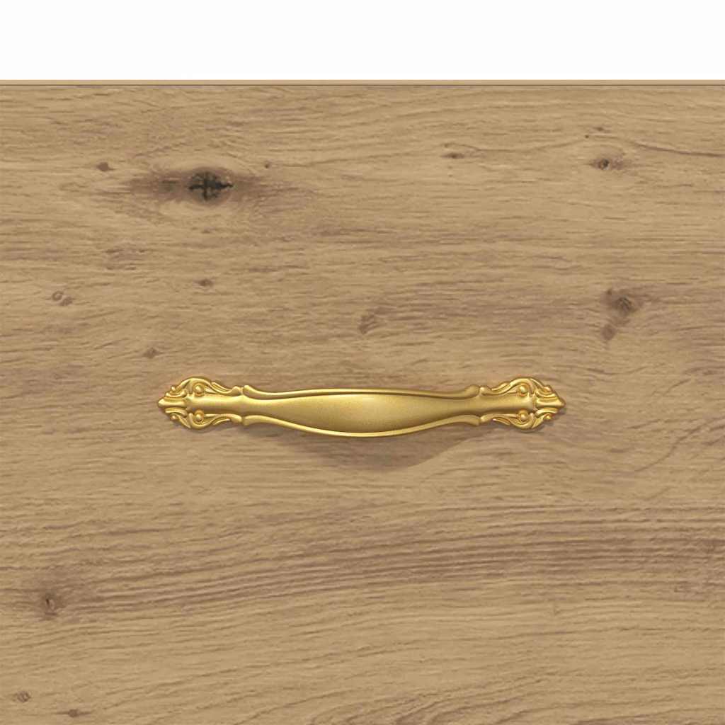 Cabinet de chevet avec tiroir chêne artisanal 40 x 35 x 47.5 cm - XIOS