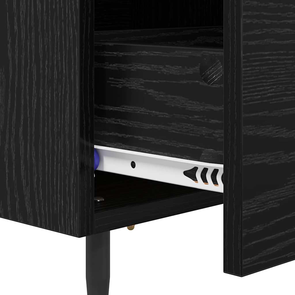 Cabinet de chevet 2 pcs Chêne noir 40 x 35 x 47,5 cm - XIOS