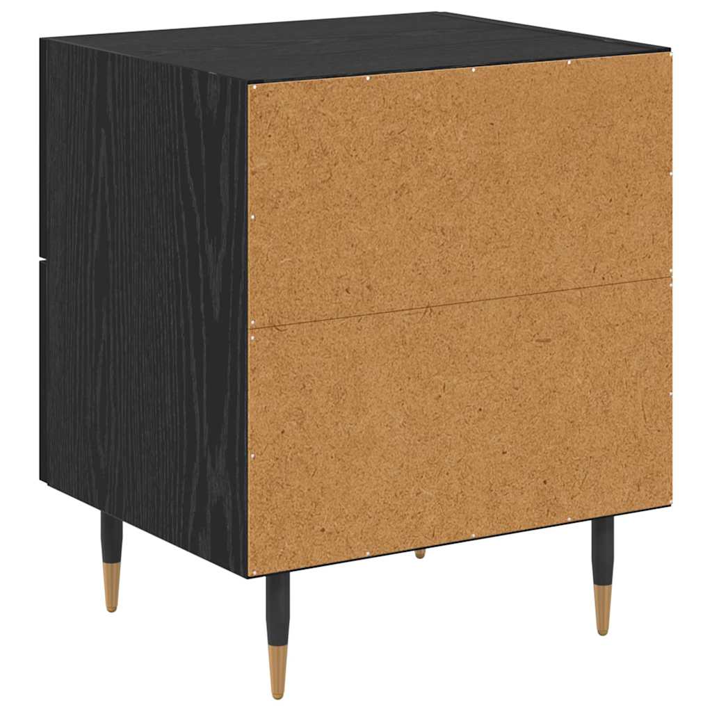 Cabinet de chevet 2 pcs Chêne noir 40 x 35 x 47,5 cm - XIOS