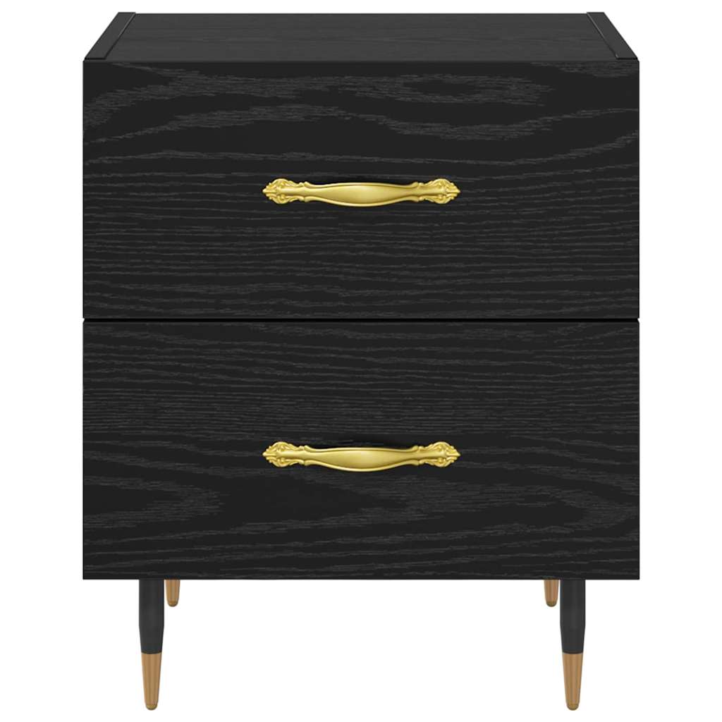 Cabinet de chevet 2 pcs Chêne noir 40 x 35 x 47.5 cm - XIOS