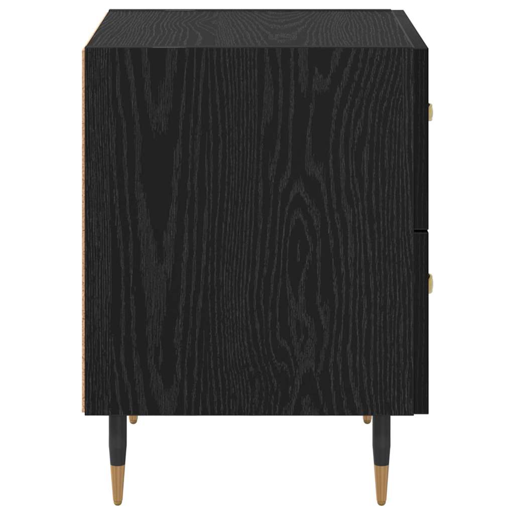 Cabinet de chevet 2 pcs Chêne noir 40 x 35 x 47,5 cm - XIOS