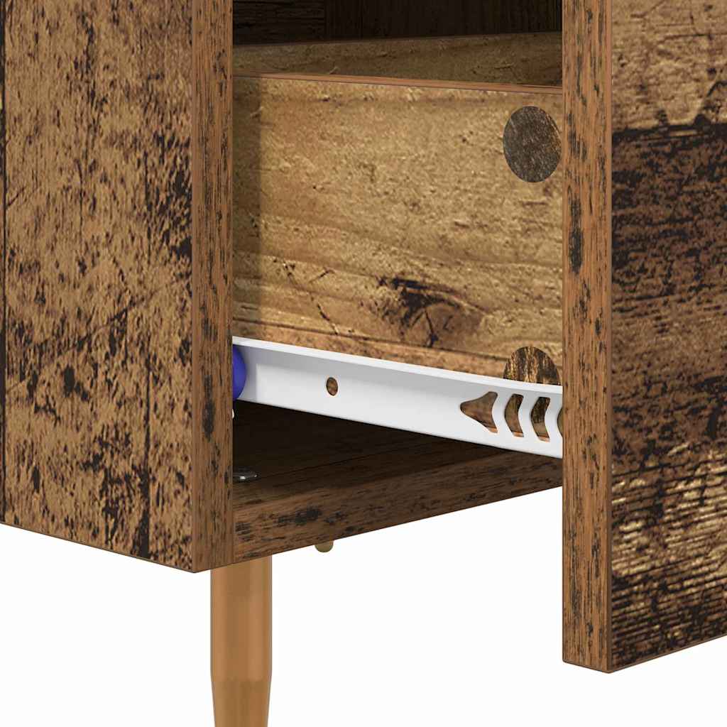 Cabinet de chevet 2 pcs Bois Ancien 40 x 35 x 47,5 cm - XIOS