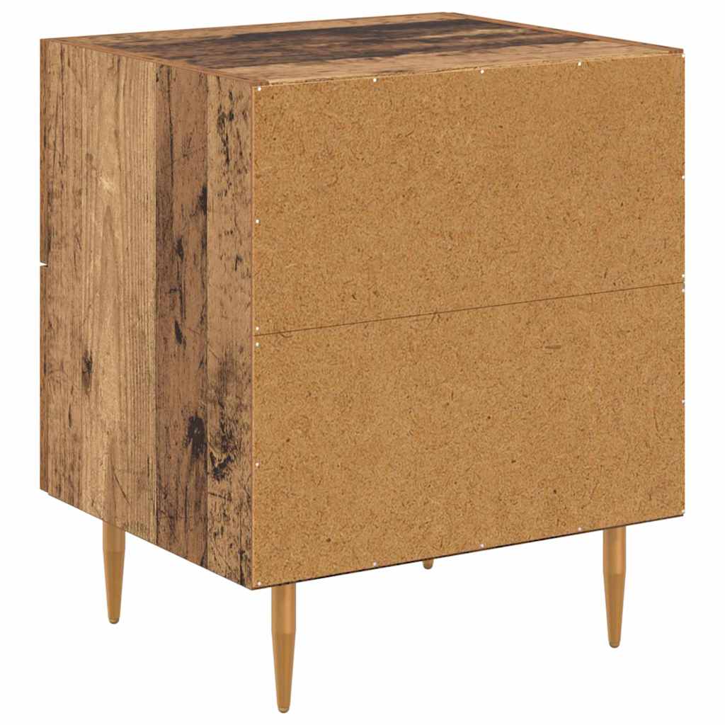 Cabinet de chevet 2 pcs Bois Ancien 40 x 35 x 47,5 cm - XIOS