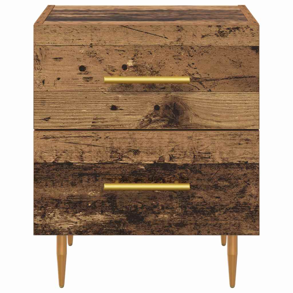 Cabinet de chevet 2 pcs Bois Ancien 40 x 35 x 47,5 cm - XIOS