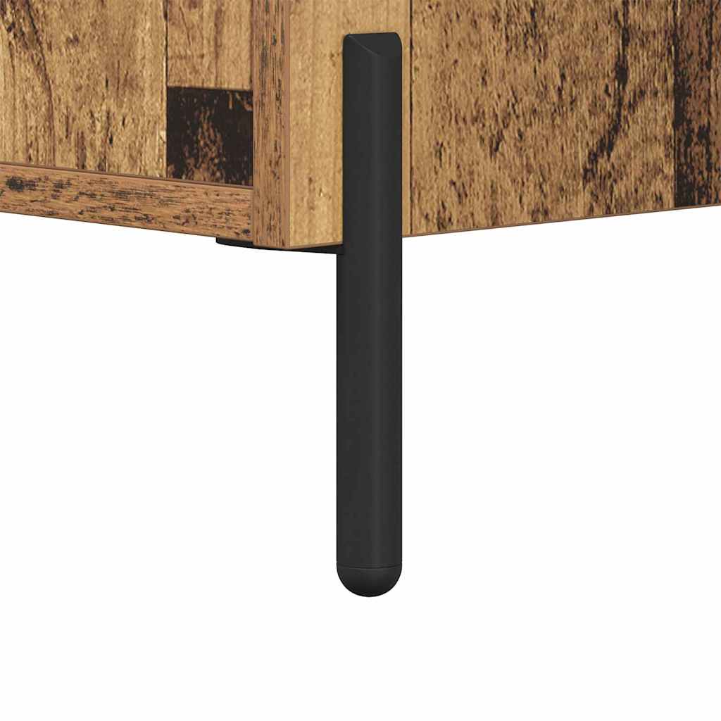 Cabinet de chevet avec tiroir Bois ancien 40 x 35 x 47.5 cm - XIOS