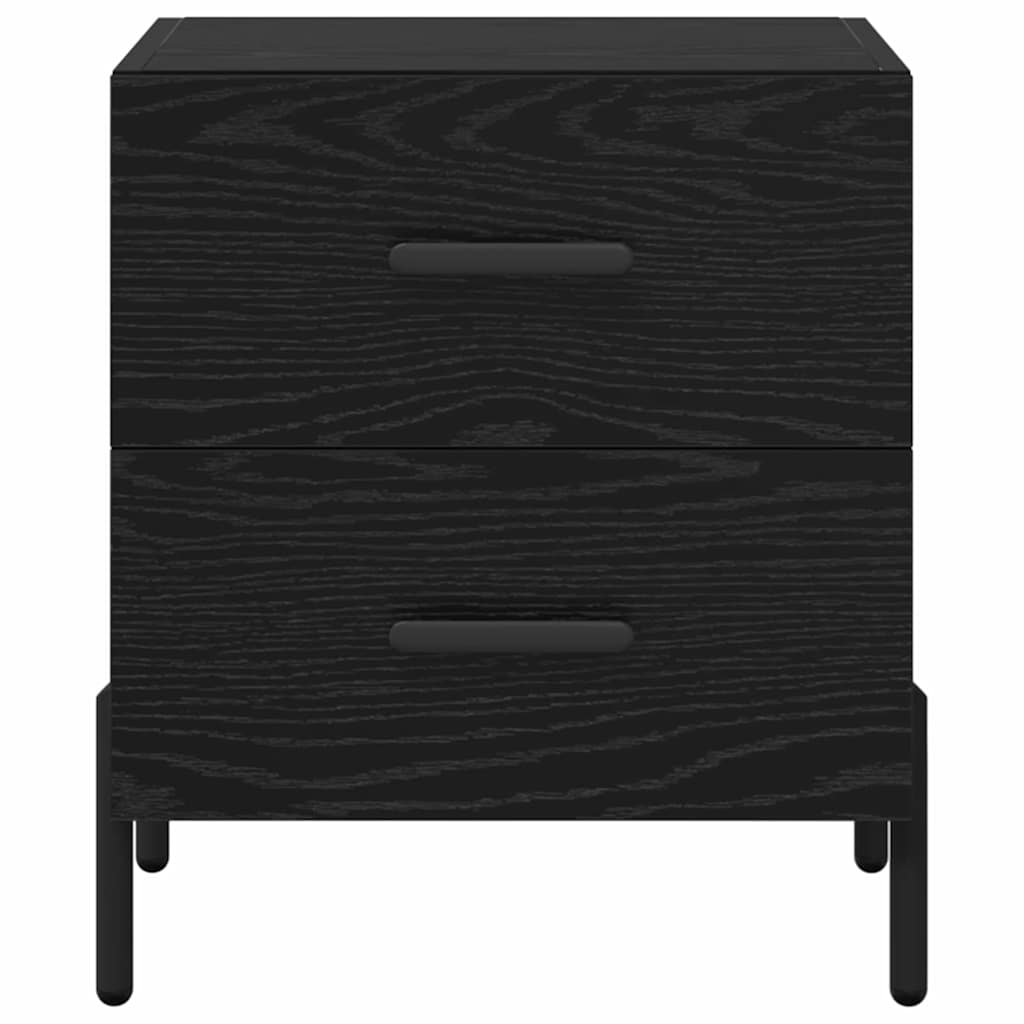 Cabinet de chevet avec tiroir Chêne noir 40 x 35 x 47.5 cm - XIOS
