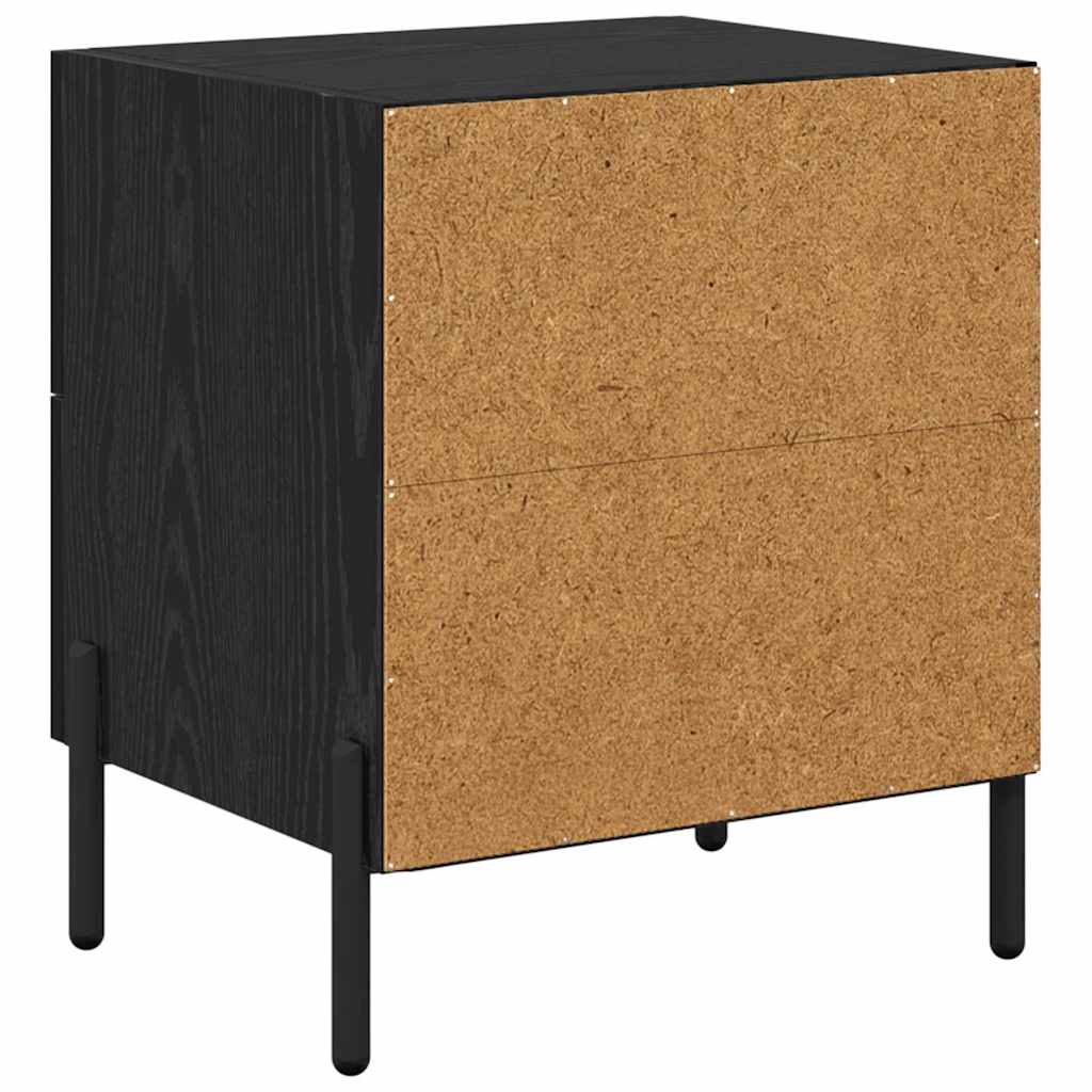 Cabinet de chevet 2 pcs Chêne noir 40 x 35 x 47,5 cm - XIOS