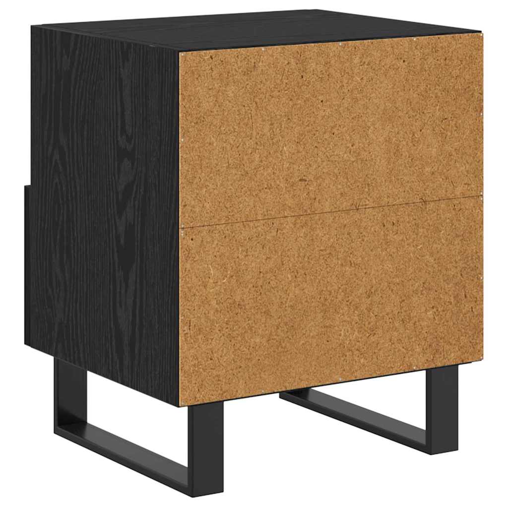 Cabinet de chevet 2 pcs Chêne noir 40 x 35 x 47,5 cm - XIOS